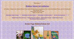 Desktop Screenshot of hiddentalentart.com